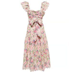 LoveShackFancy | Harlyn Midi Dress | Floral Size 2